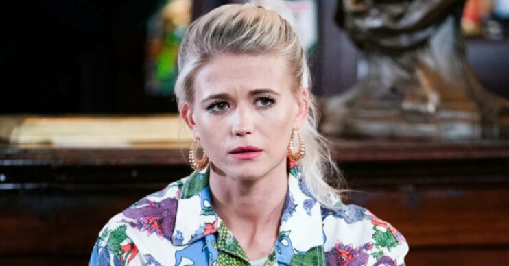 Danielle Harold looks sad as Lola Pearce in EastEnders