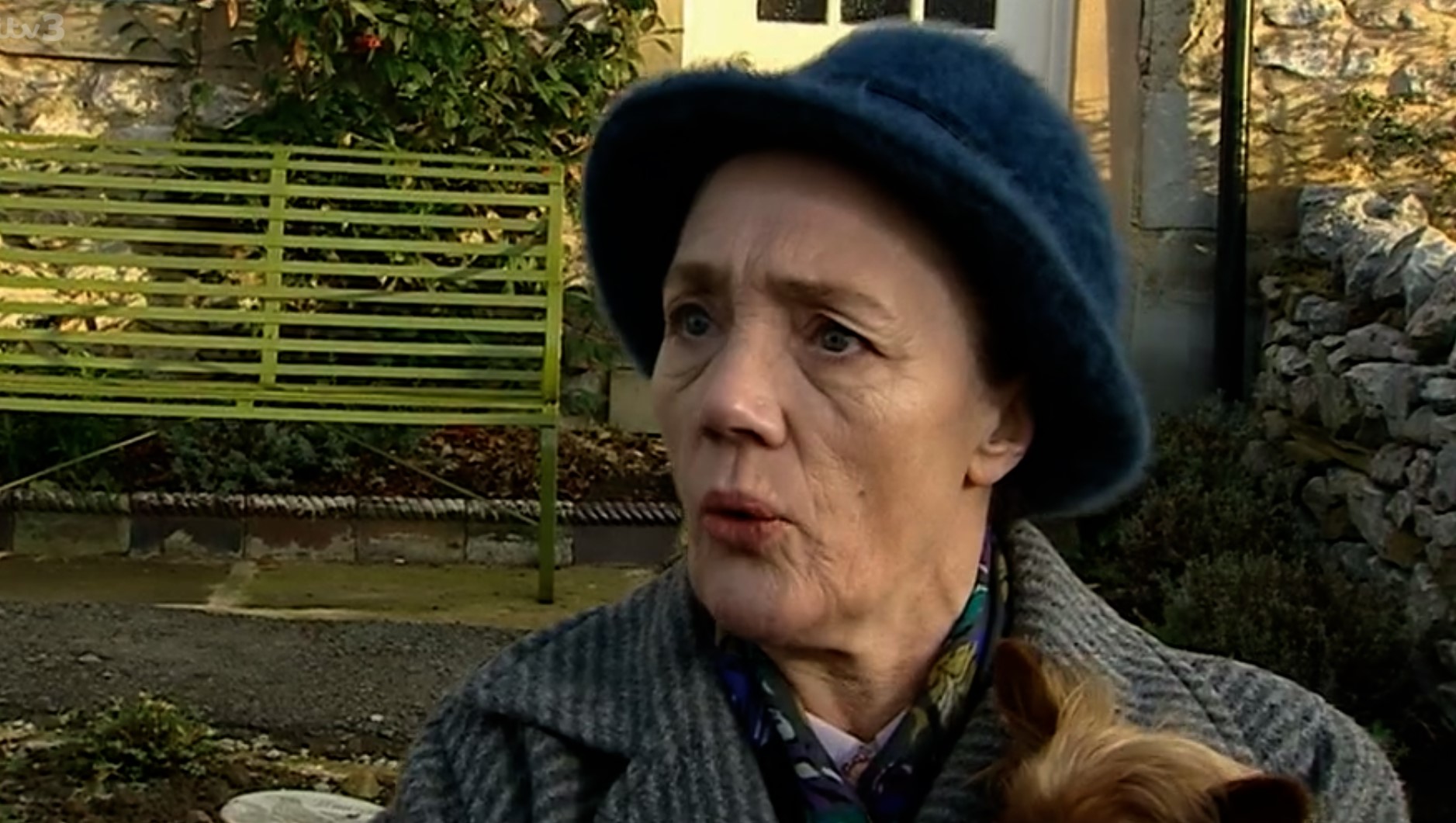 Edna Birch looks furious in Emmerdale