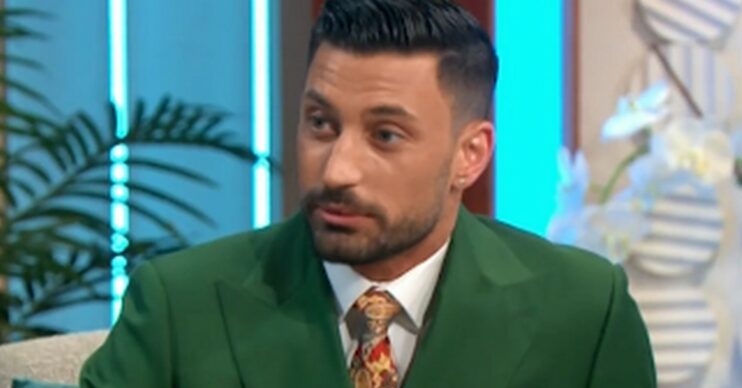 Giovanni Pernice discussing his tour on Lorraine