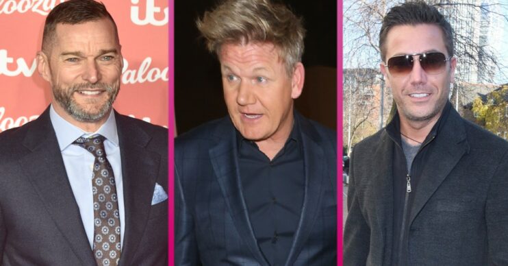 Gordon Ramsay in split comp with Gino and Fred