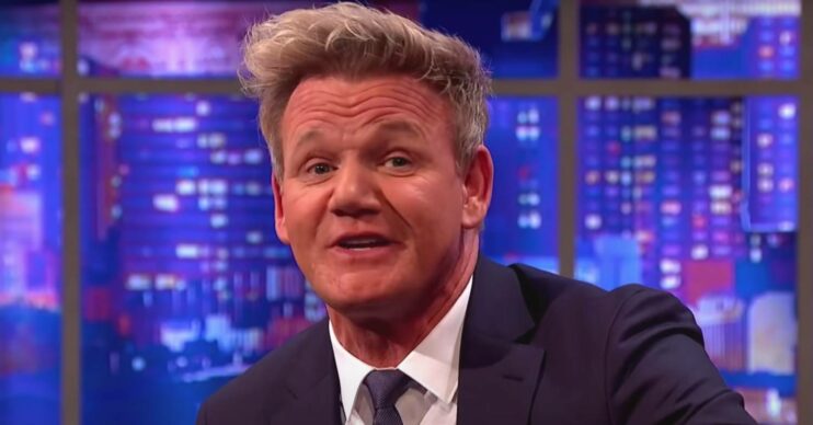 Gordon Ramsay looks animated
