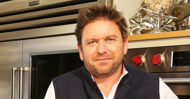 James Martin smiles on his morning show