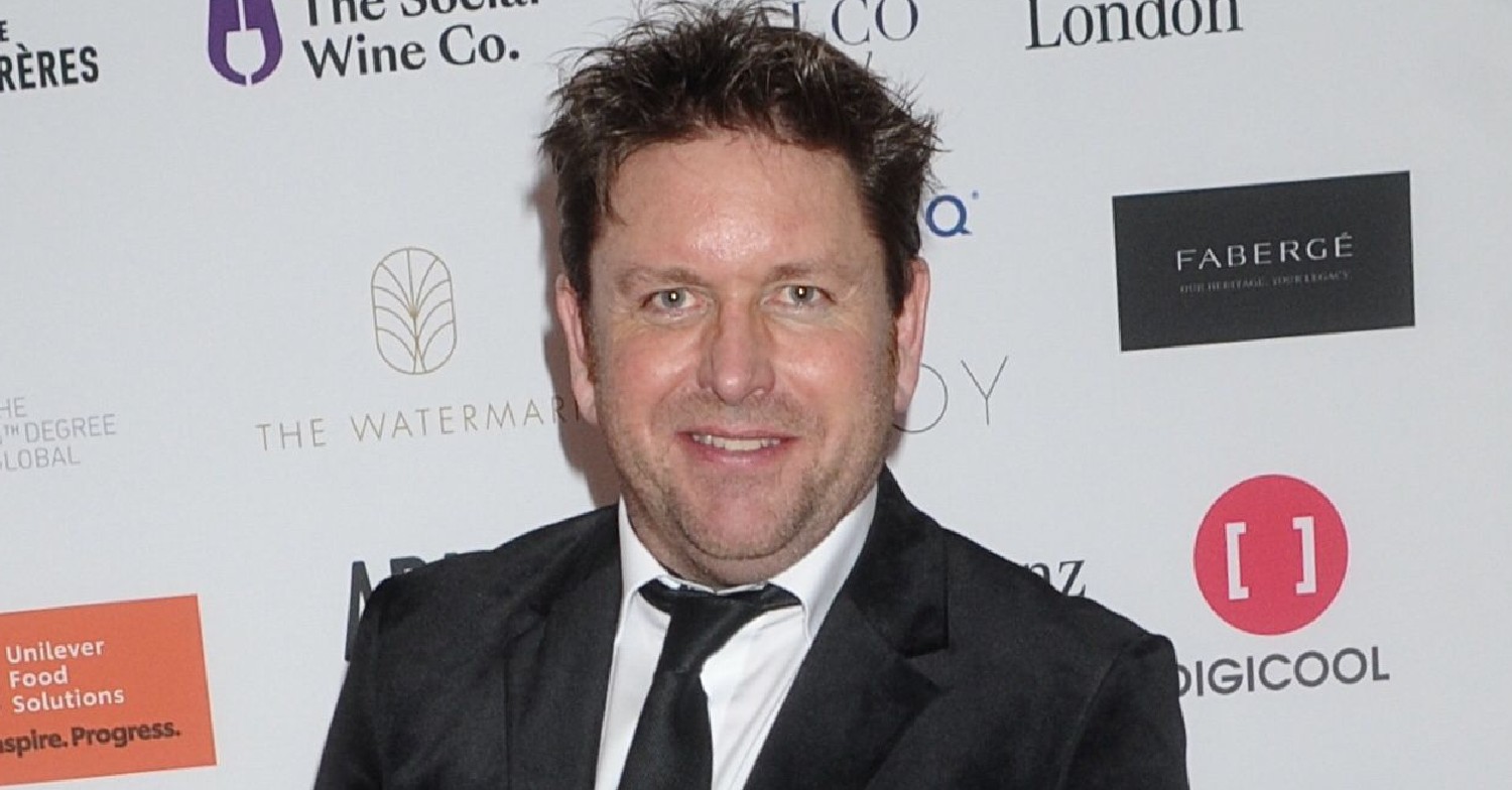James Martin smiles on red carpet at event