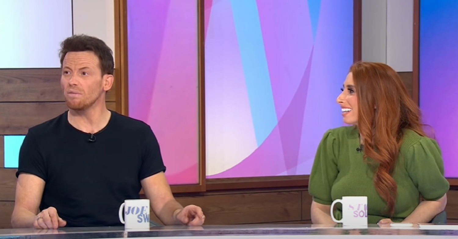 Joe Swash and Stacey Solomon on Loose Women together