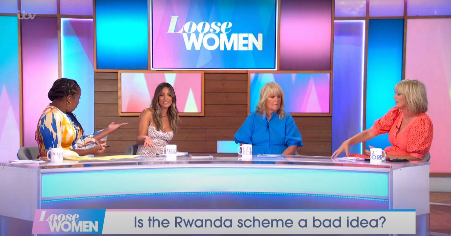 Loose Women panelists discuss Government plans to fly migrants to Rwanda today