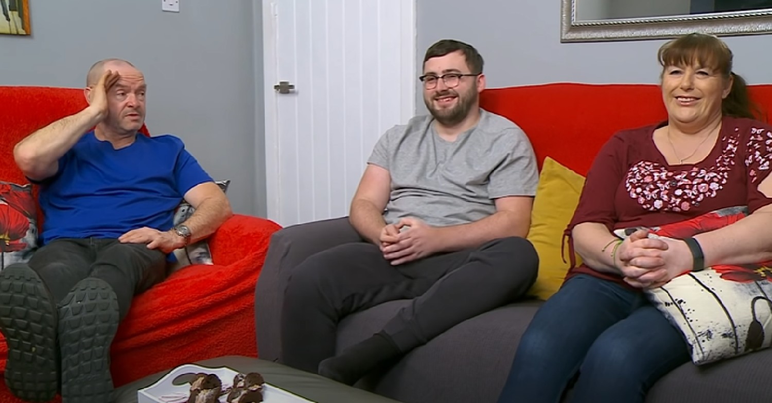 Gogglebox stars Julie and Tom Malone with their son Shaun