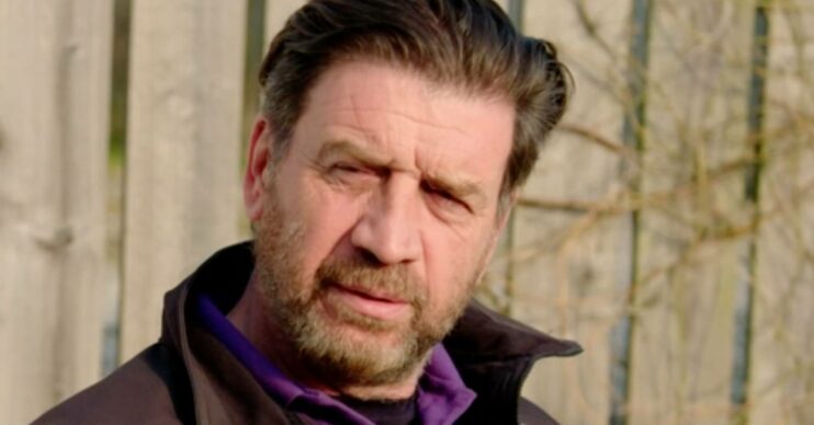 Nick Knowles looks concerned on DIY SOS