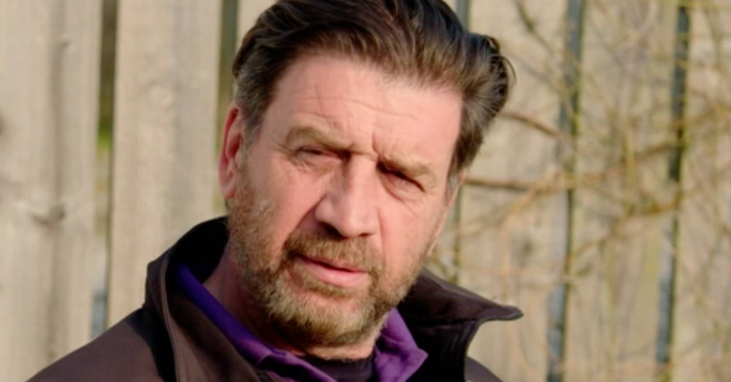 Nick Knowles looks concerned on DIY SOS