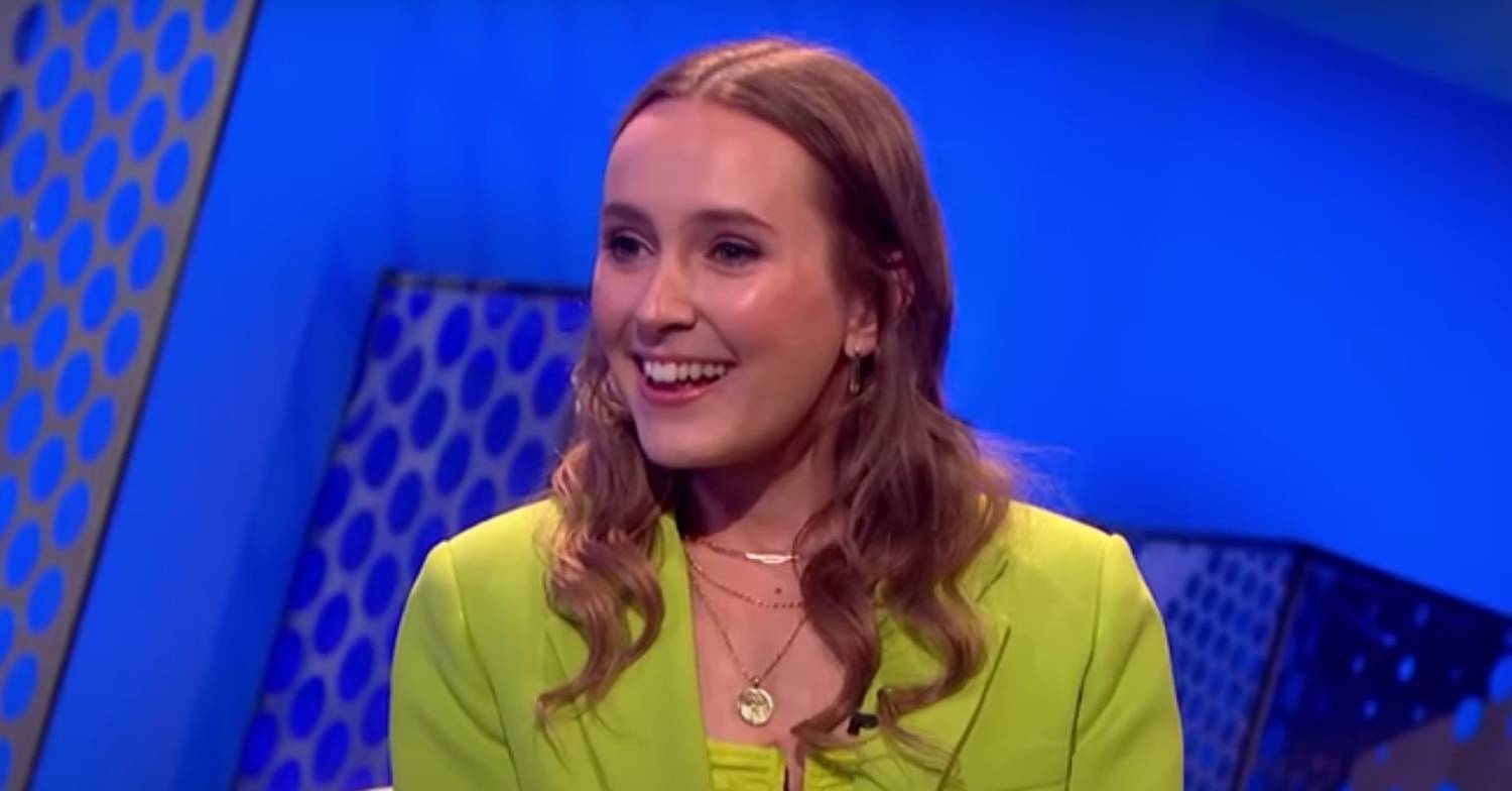 Strictly star Rose Ayling-Ellis smiles as she appears on TV