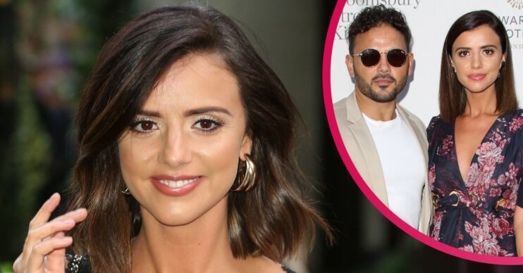 Lucy Mecklenburgh and Ryan Thomas smiles at events