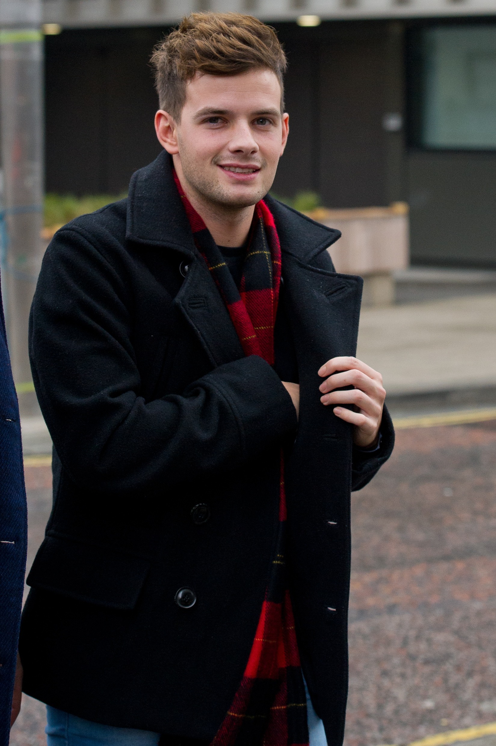 Tom Mann smiling to camera
