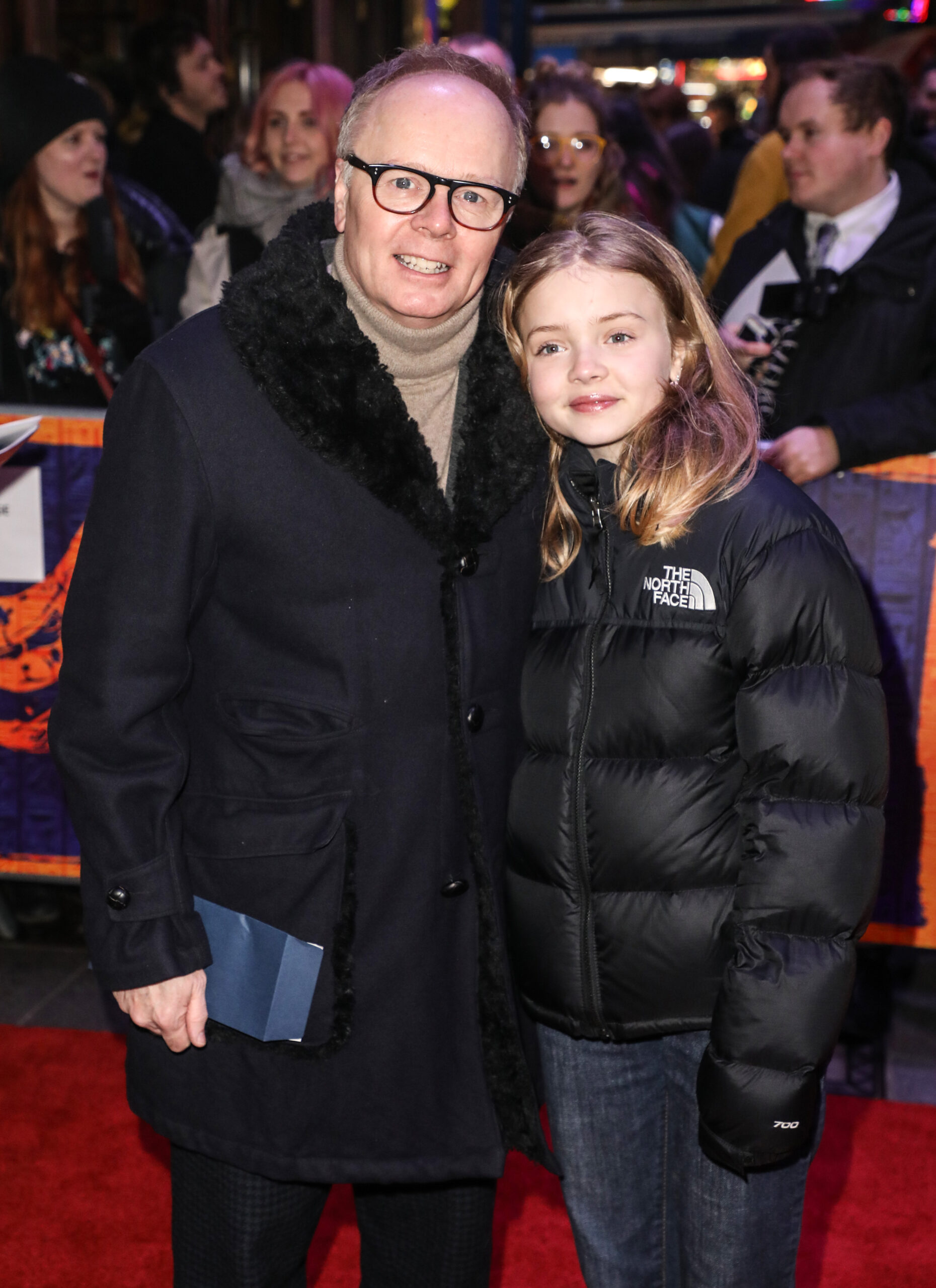 Jason Watkins and daughter Bessie smiling
