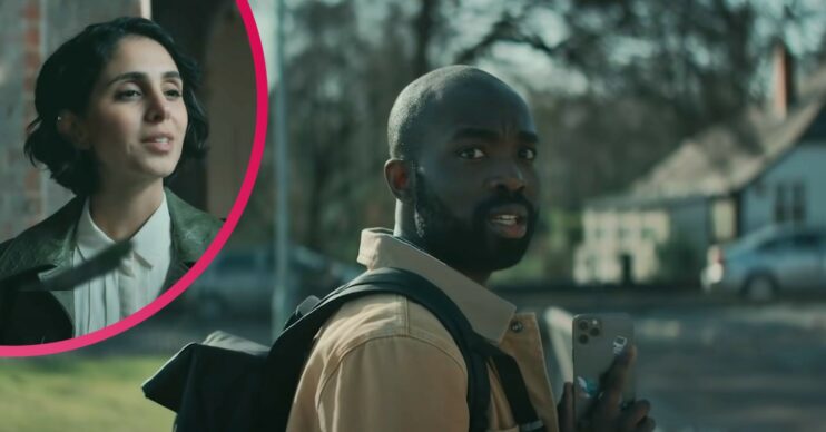 Paapa Essiedu looks terrified on The Lazarus Project