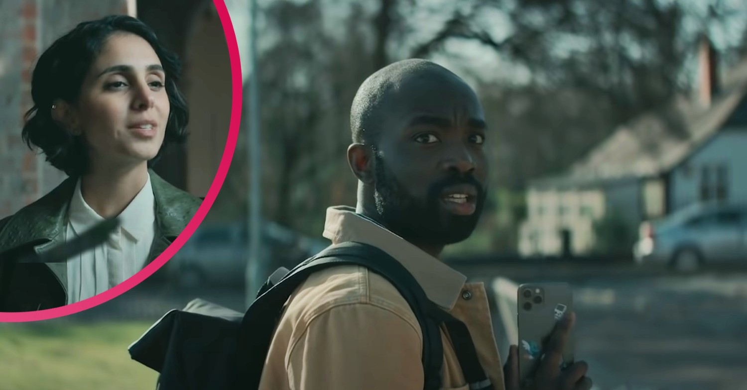 Paapa Essiedu looks terrified on The Lazarus Project
