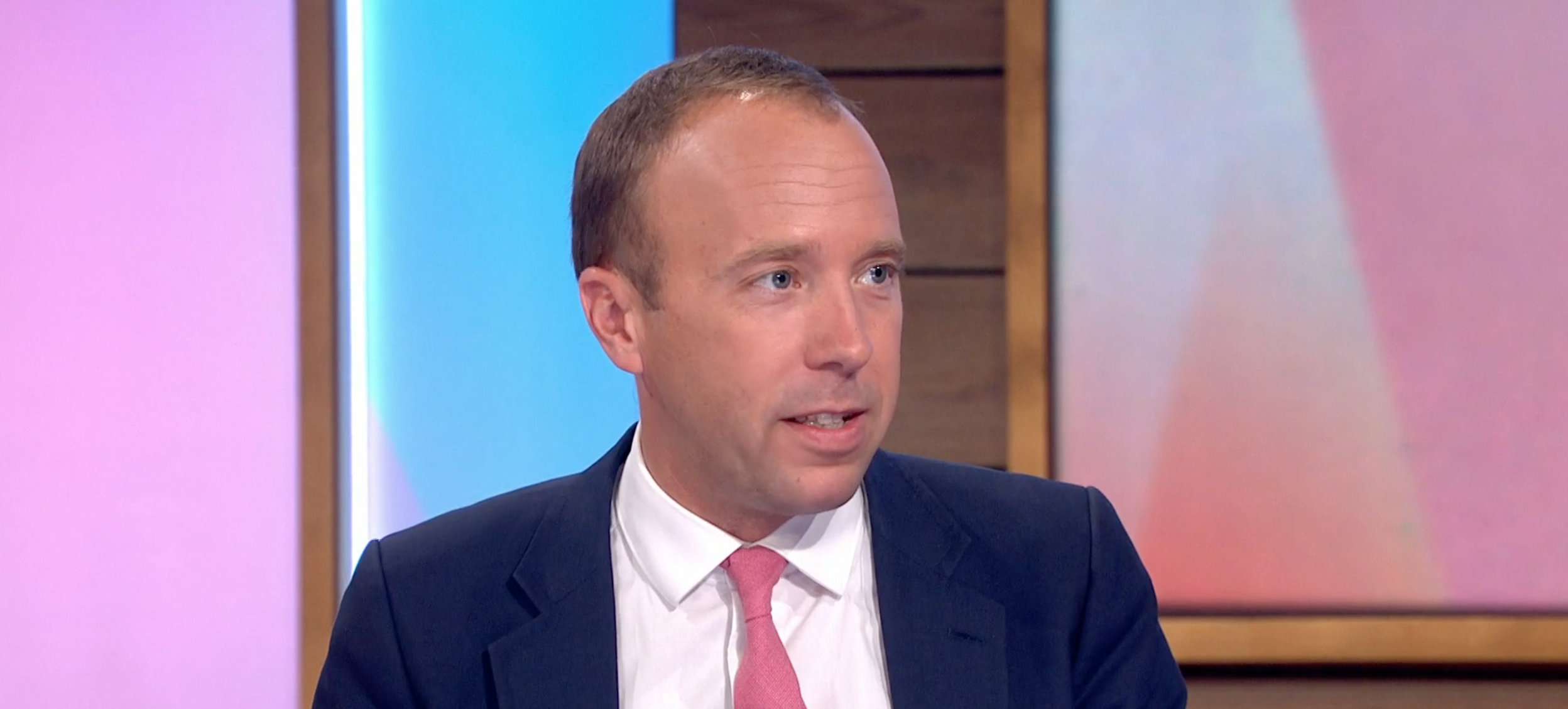 Matt Hancock speaking on Loose Women