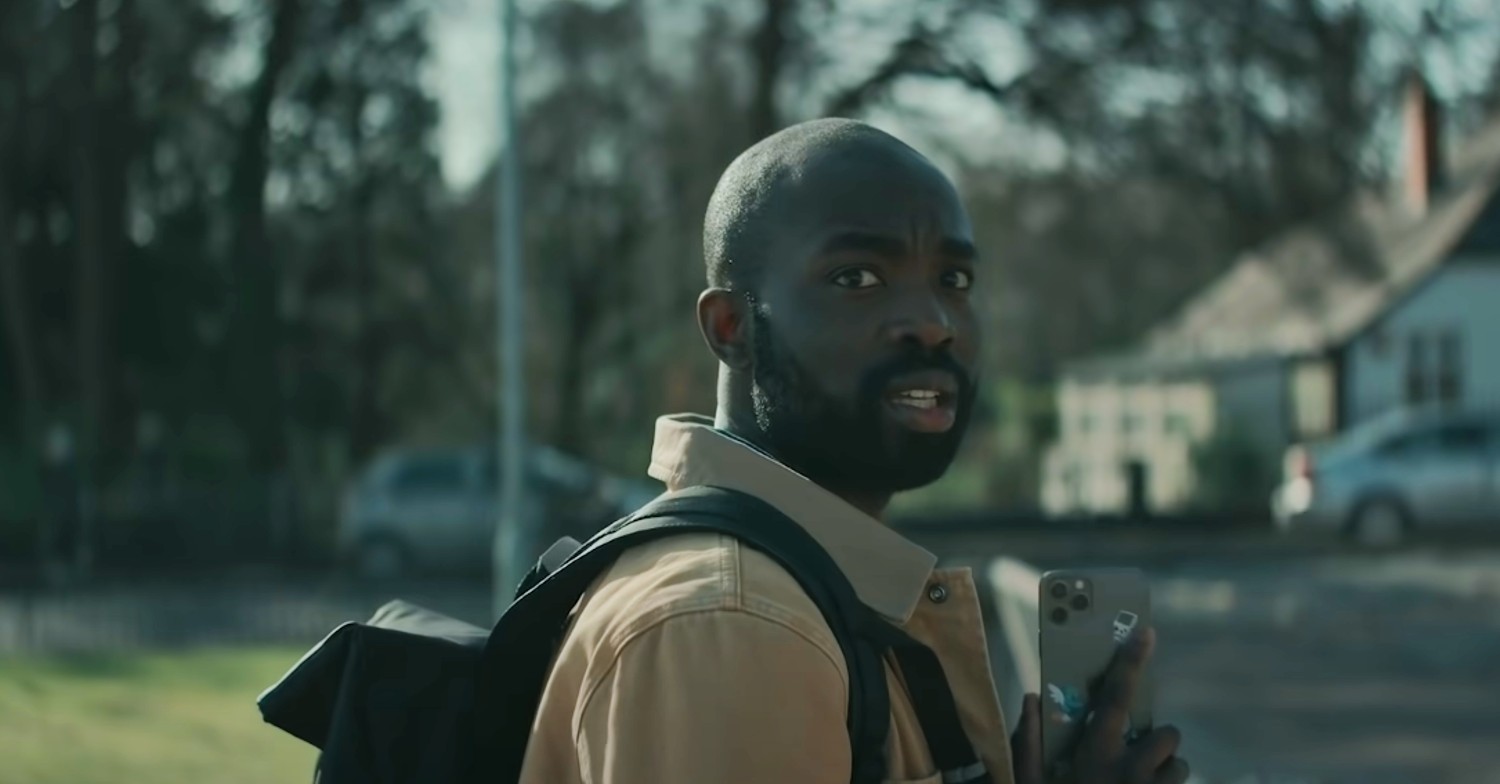Paapa Essiedu looks frightened on The Lazarus Project