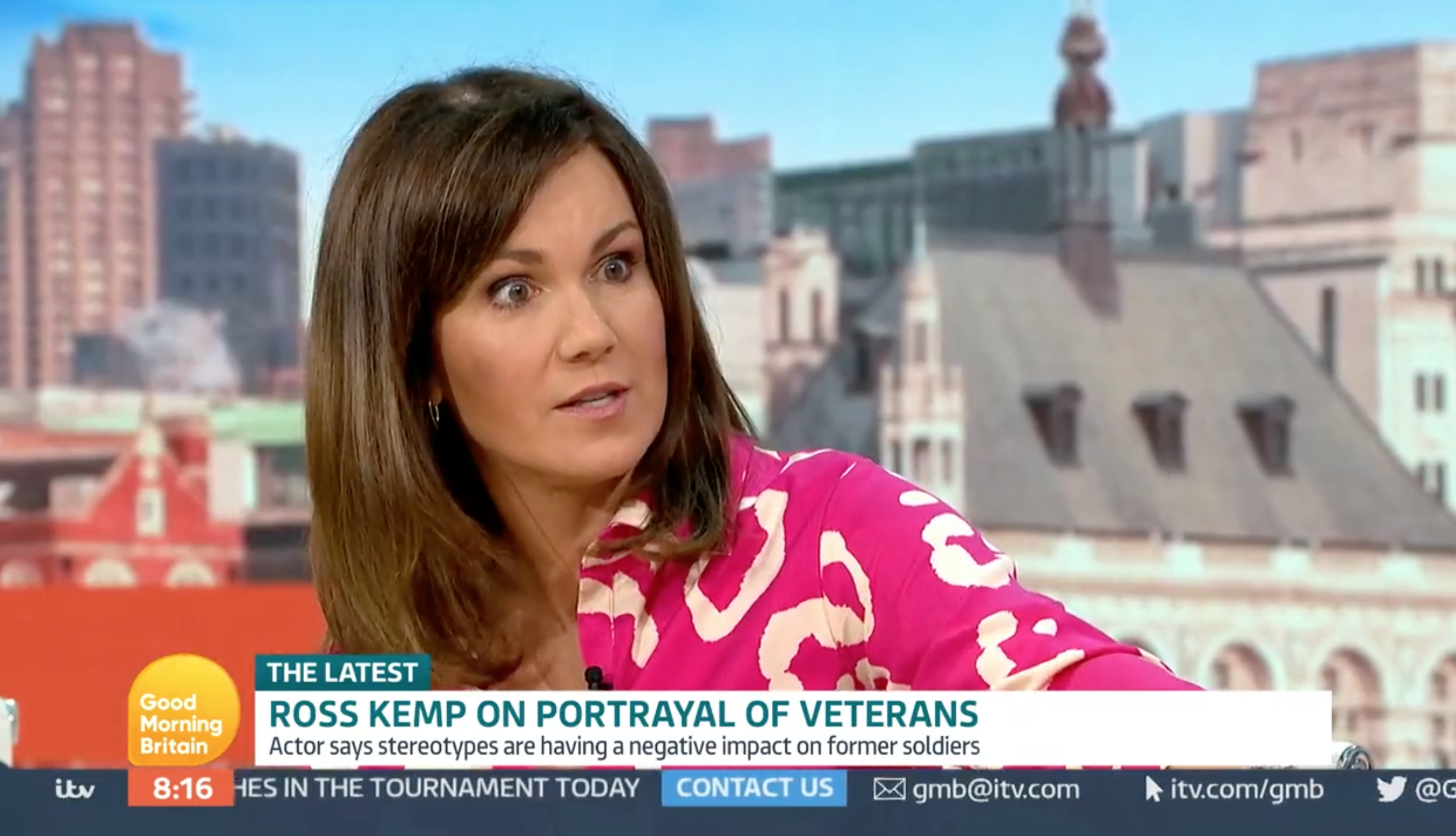 Susanna Reid looking angry on GMB