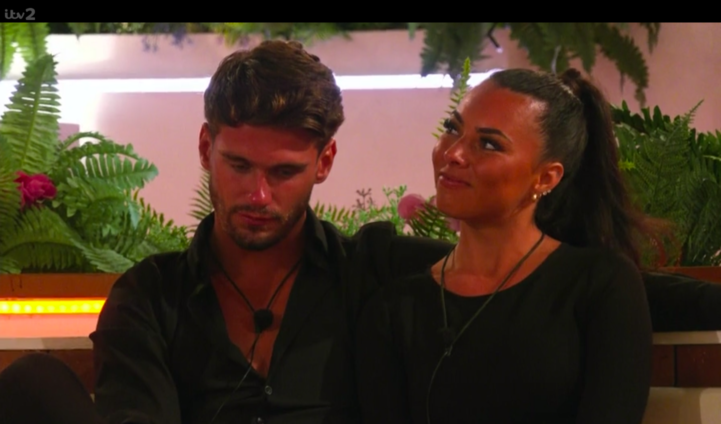 Love Island Paige and Jacques after a recoupling