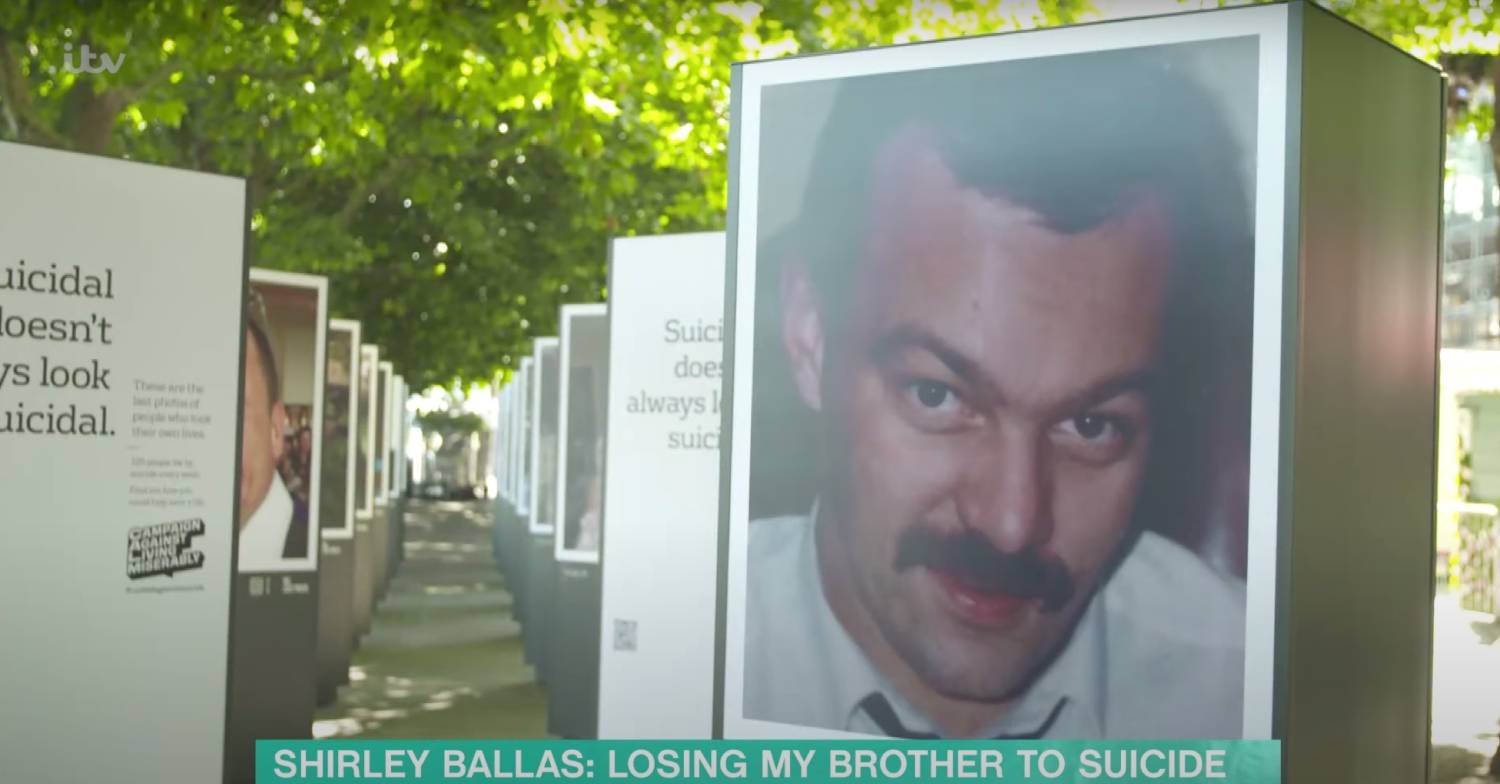 Photo of Shirley Ballas' brother David in streets of London