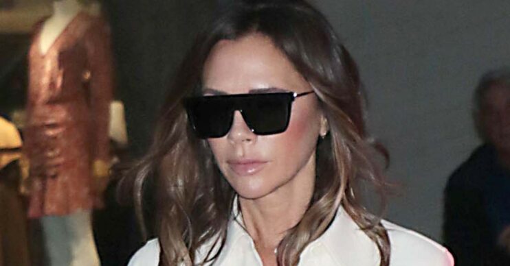 Victoria Beckham in New York wearing sunglasses
