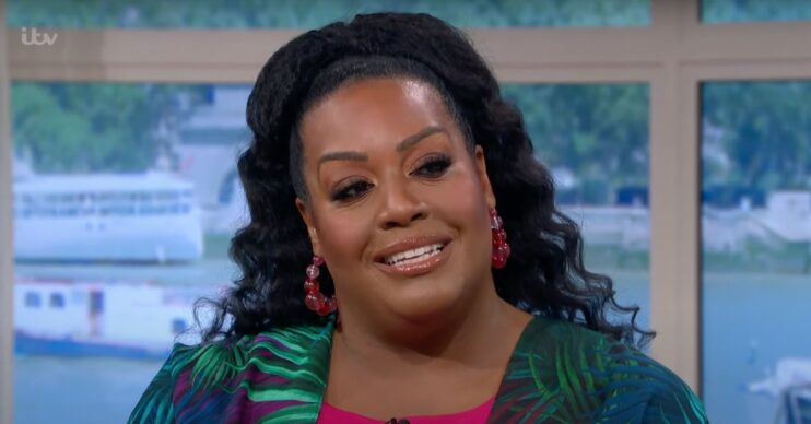 Alison Hammond smiling on This Morning