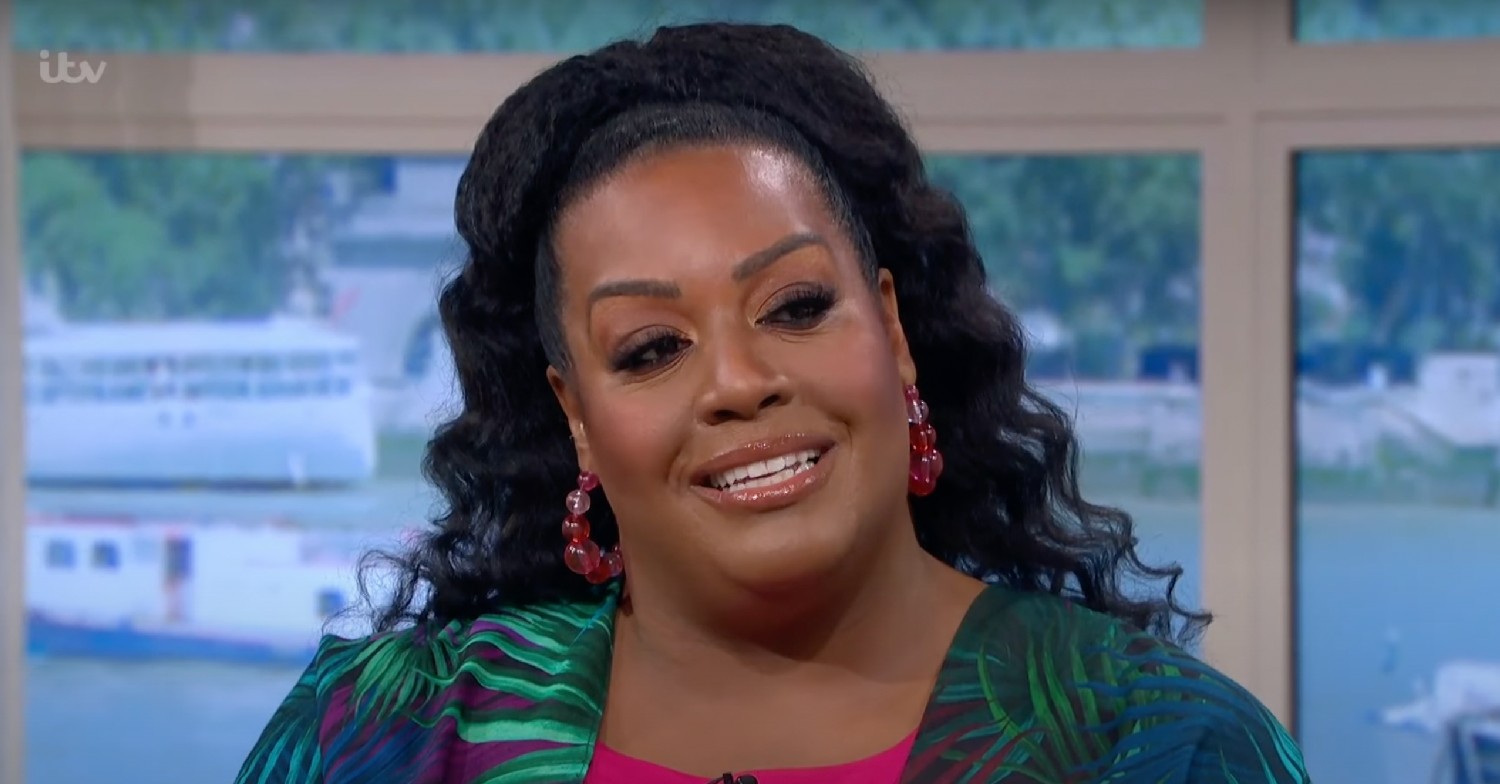 Alison Hammond smiling on This Morning