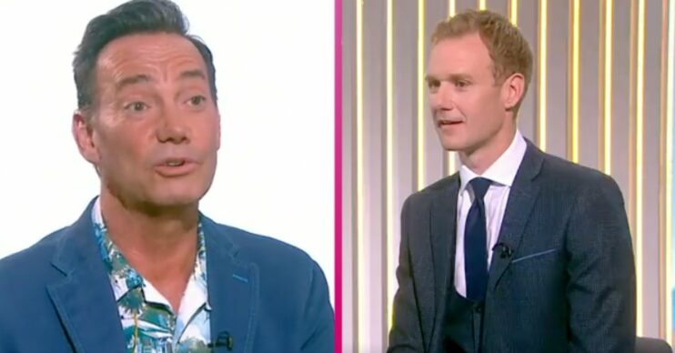 Strictly star Craig Revel-Horwood and Dan Walker split screen