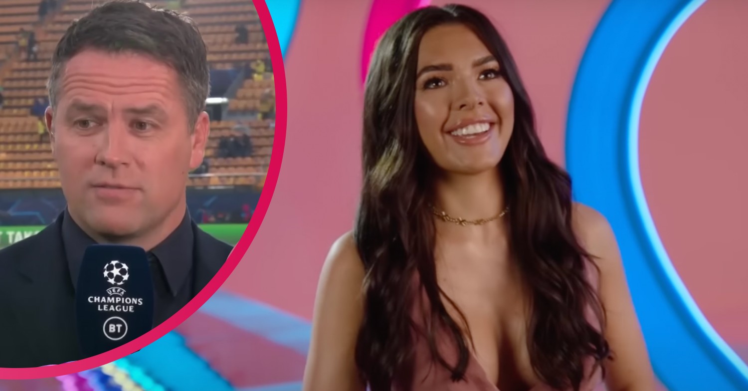 Gemma Owen from Love Island and her dad, Michael Owen