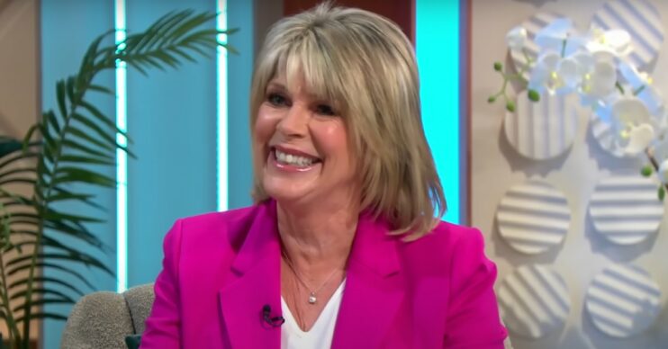 Ruth Langsford smiling on Lorraine