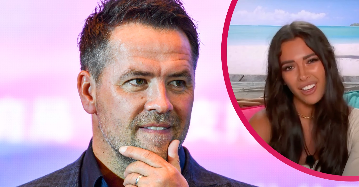 Michael Owen thinking, Gemma Owen on Love Island
