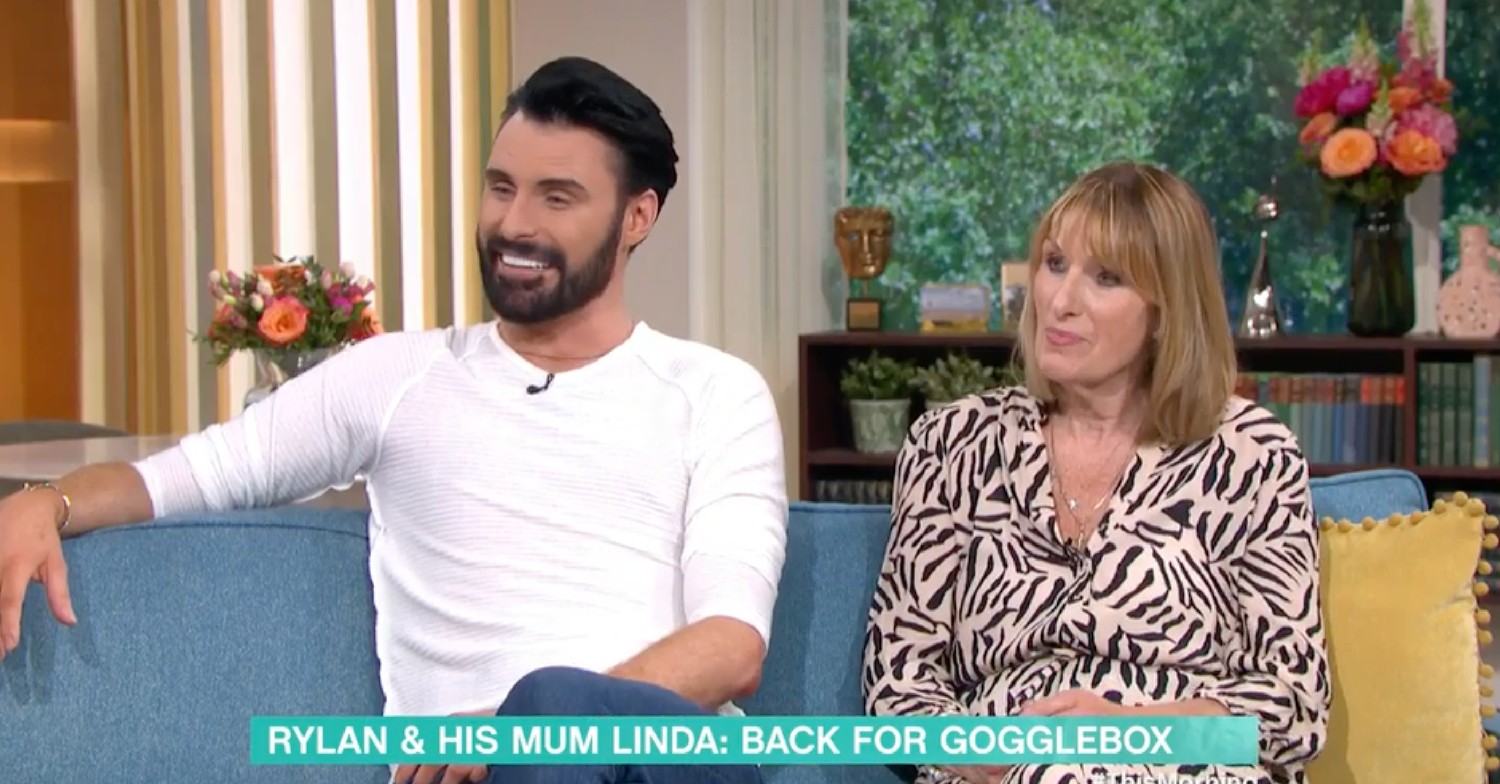 Rylan Clark and mum Linda on This Morning