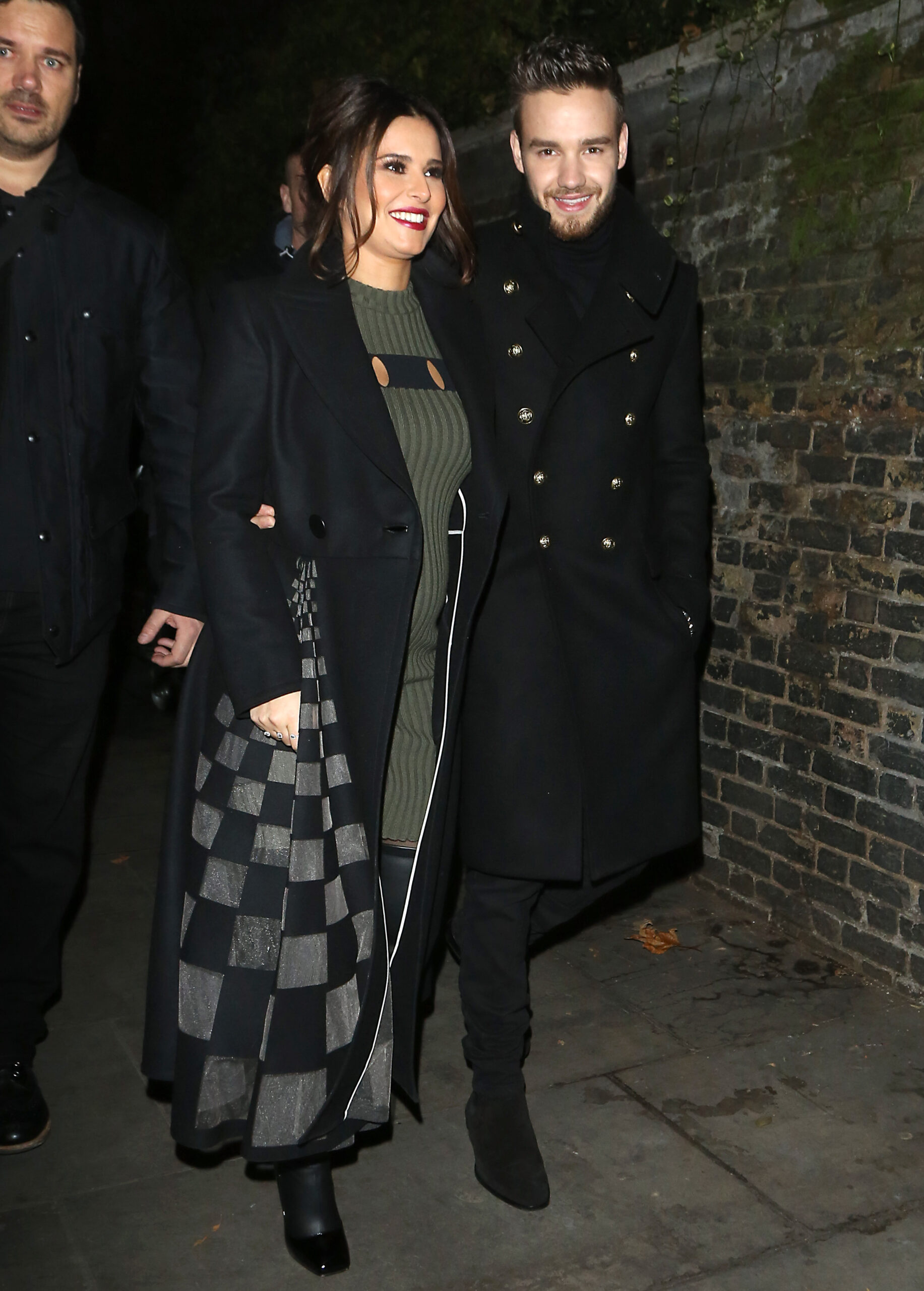 Liam Payne and Cheryl Tweedy after an event