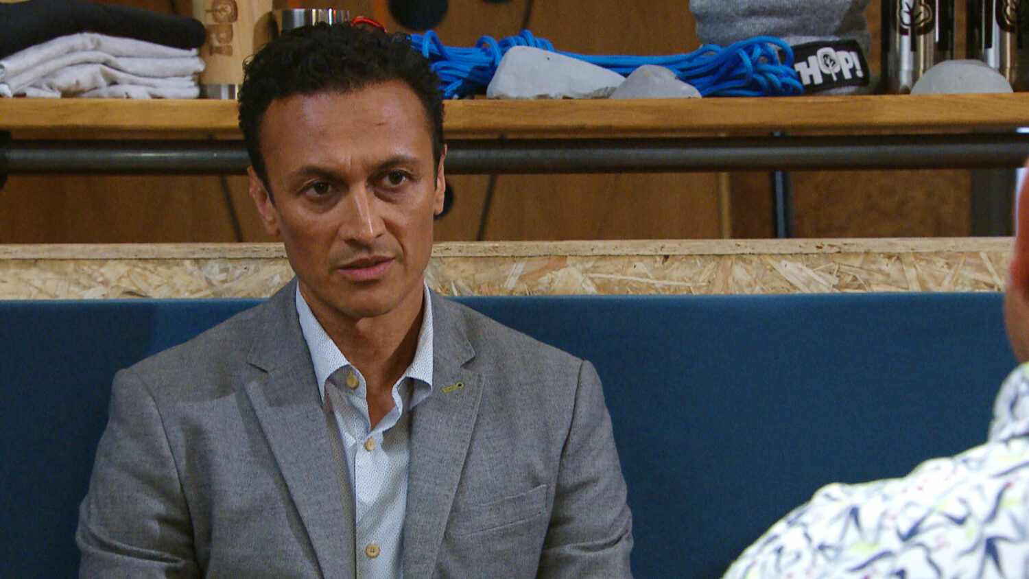 Jai Sharma looks frustrated
