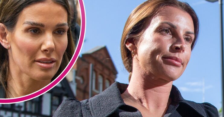 Coleen Rooney and Rebekah Vardy at the Wagatha Christie trial