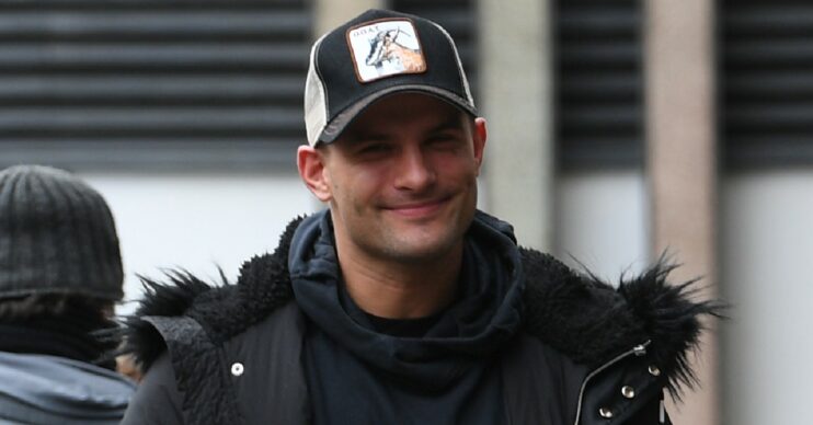 Strictly dancer Aljaz Skorjanec smiles during outing