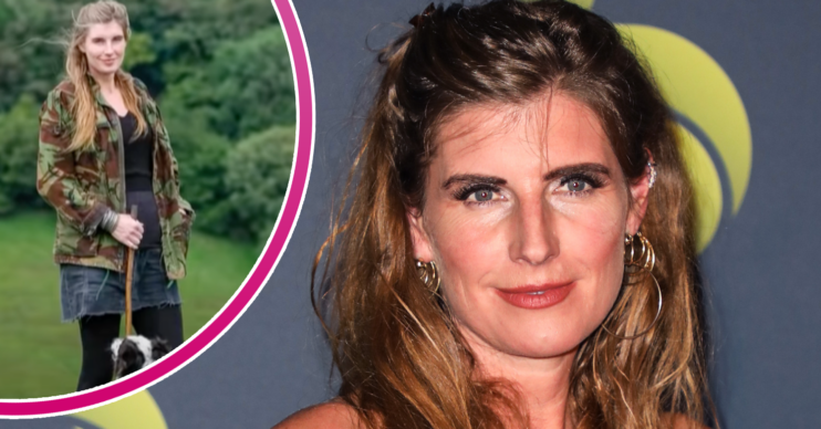 Amanda Owen on her farm and smiling on red carpet
