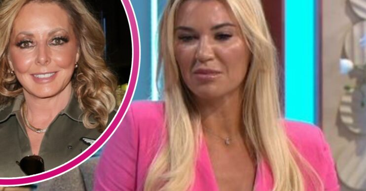 Christine McGuinness and Carol Vorderman on Lorraine today