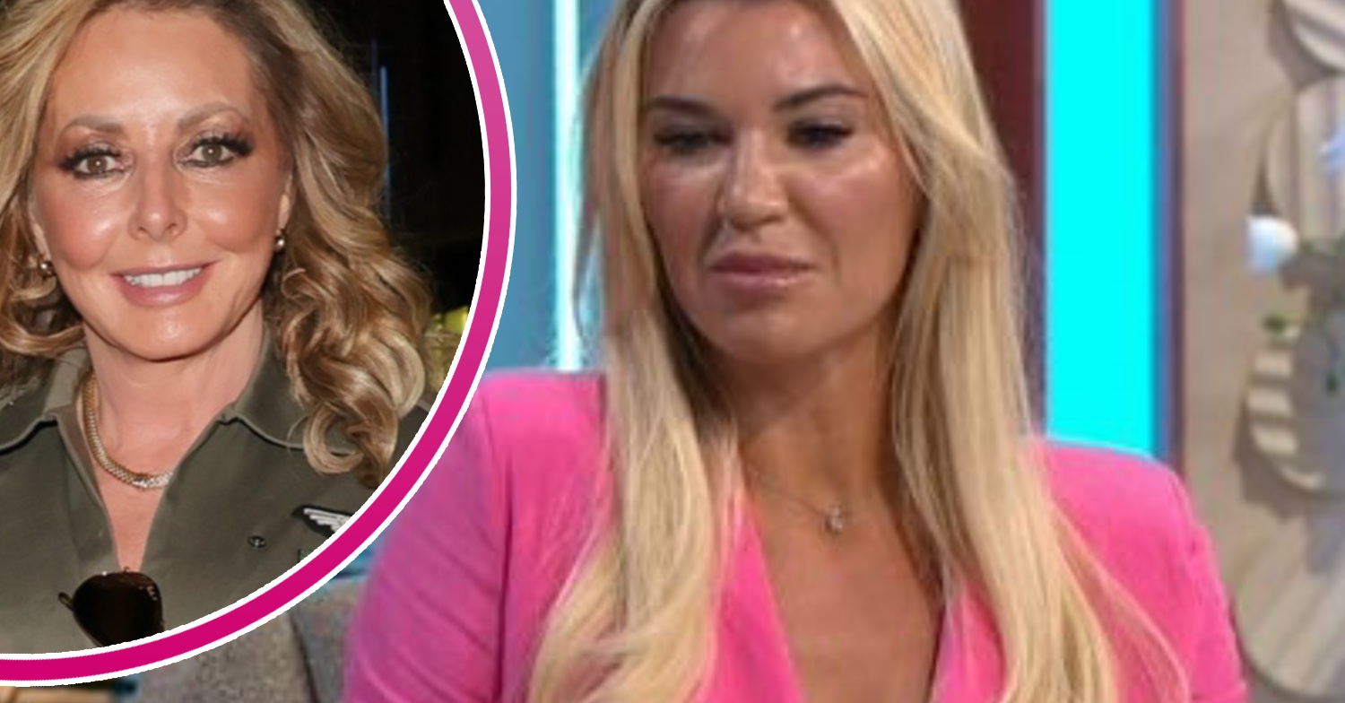 Christine McGuinness and Carol Vorderman on Lorraine today