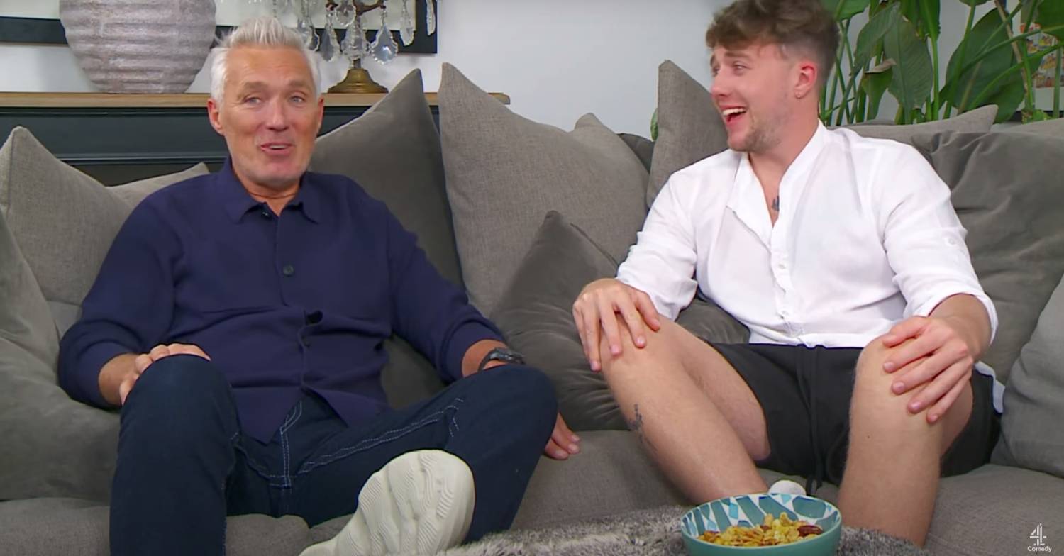 Celebrity Gogglebox star Martin Kemp has put his feet up before now