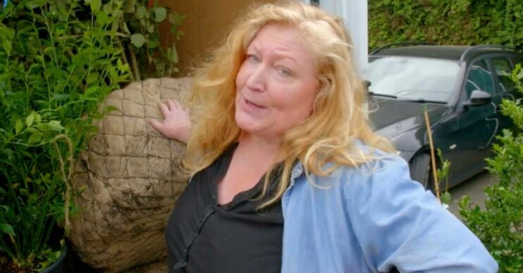 Charlie Dimmock gives a knowing look