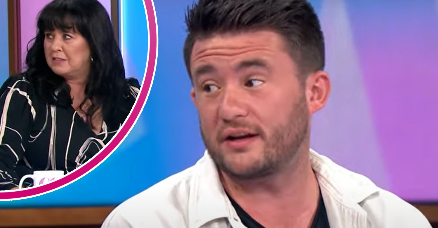 Coleen Nolan and her son, Shane, on Loose Women today