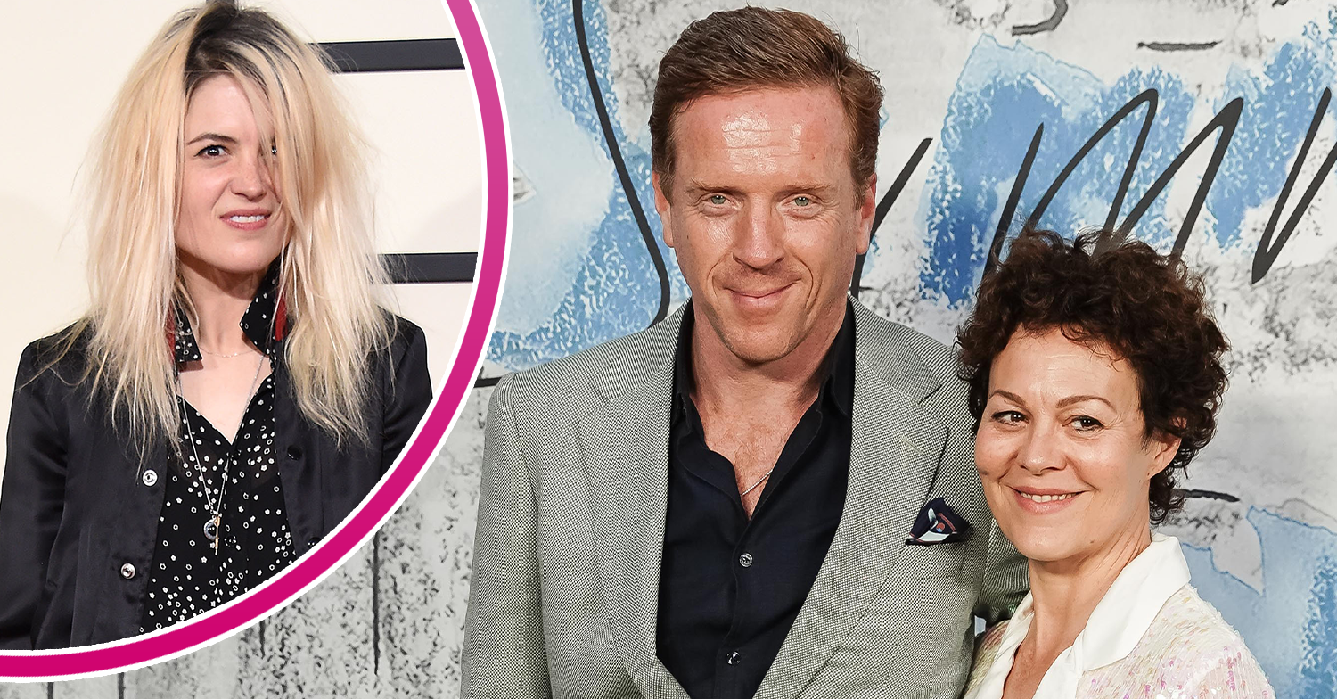Damian Lewis with wife Helen and new girlfriend Alison