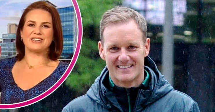 Dan Walker and BBC co-star Nina Warhurst smiling
