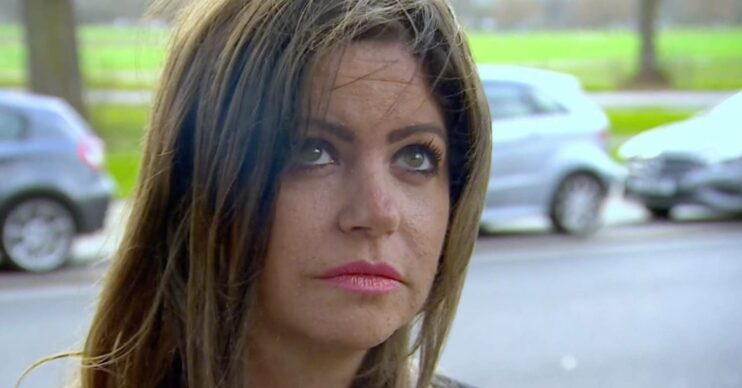 Deborah James looks upwards