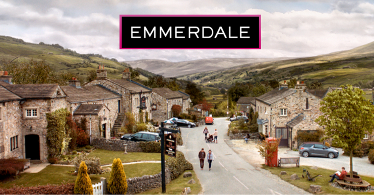 Emmerdale logo and village