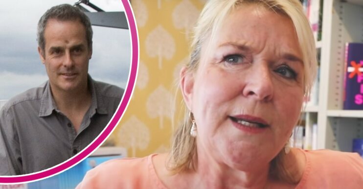 A younger Phil Vickery looks ahead and Fern Britton looks to her right