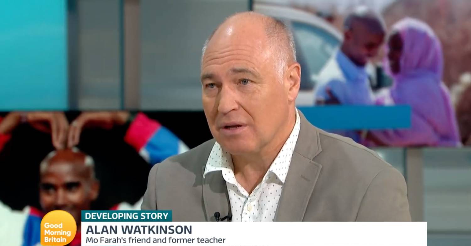 Alan Watkinson speaks about Mo Farah on GMB today