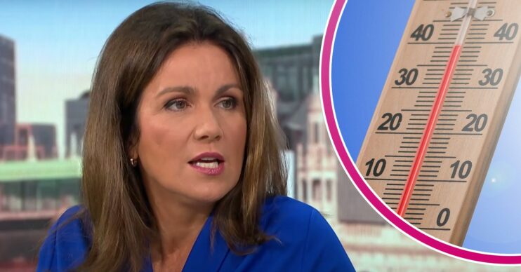 Susanna Reid speaks during GMB today