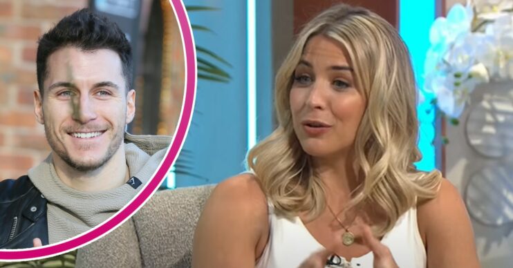 Gorka Marquez smiling and Gemma Atkinson talking on Lorraine