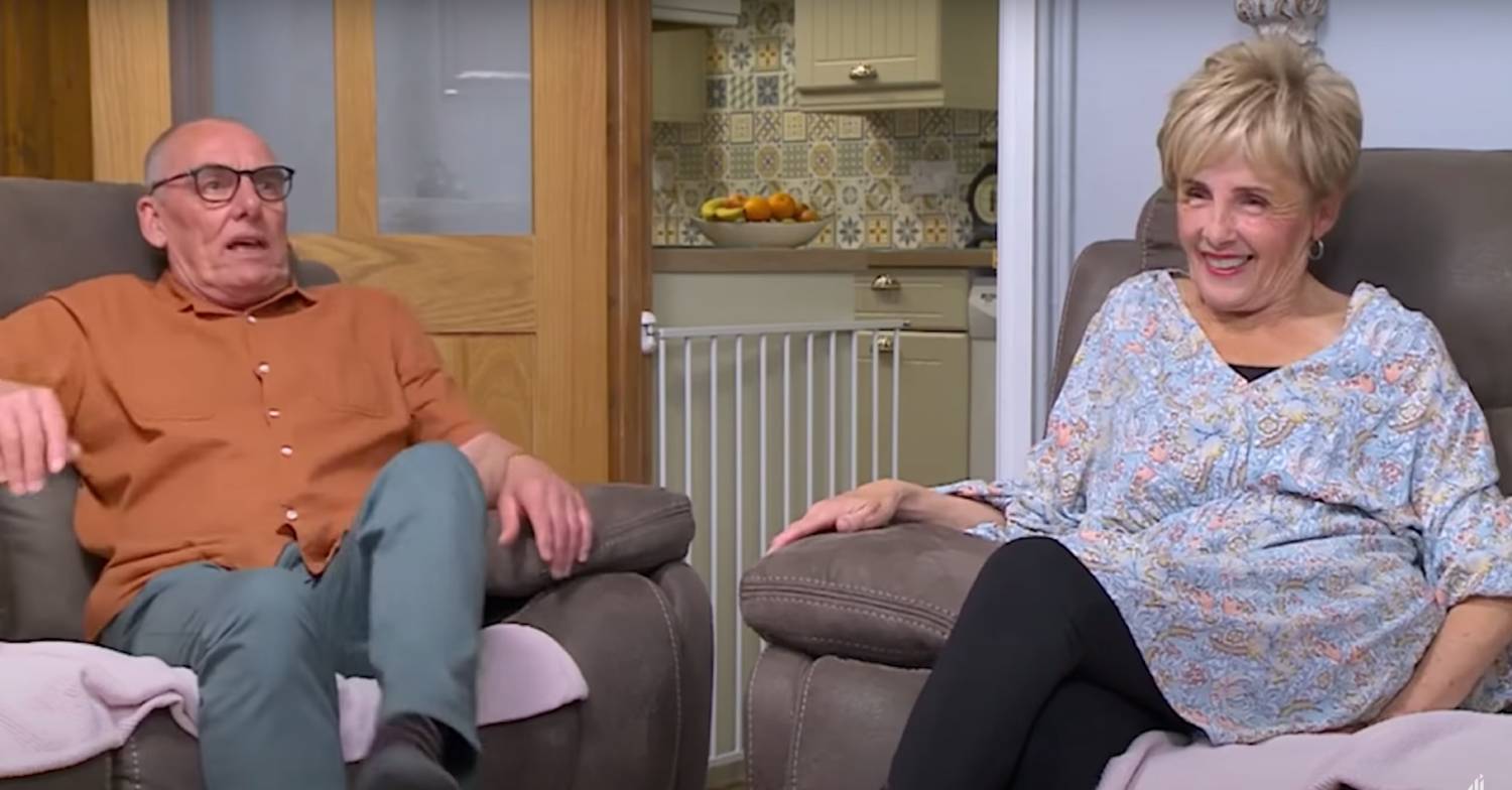 Gogglebox star Dave reacts as Shirley smiles
